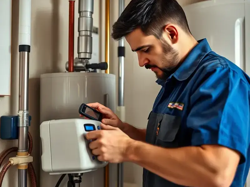 Professional water heater repair service